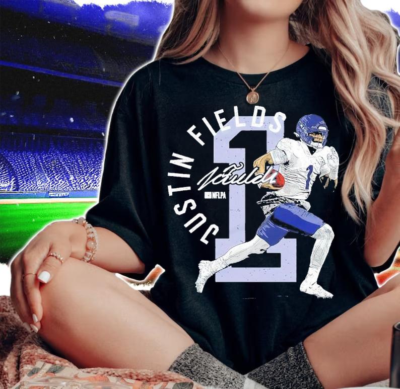 Justin Fields Arc Chicago Football Shirt