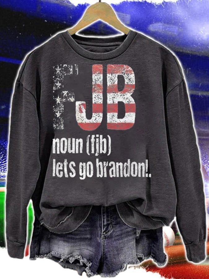 Let's Go Brandon Definition Vintage American Flag T-Shirt sweatshirt