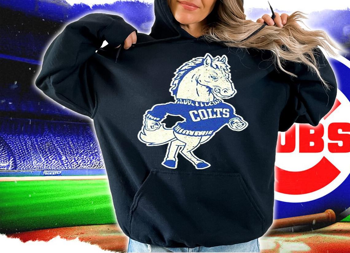 Retro Indianapolis Colts Original Concept Mascot T-Shirt hoodie