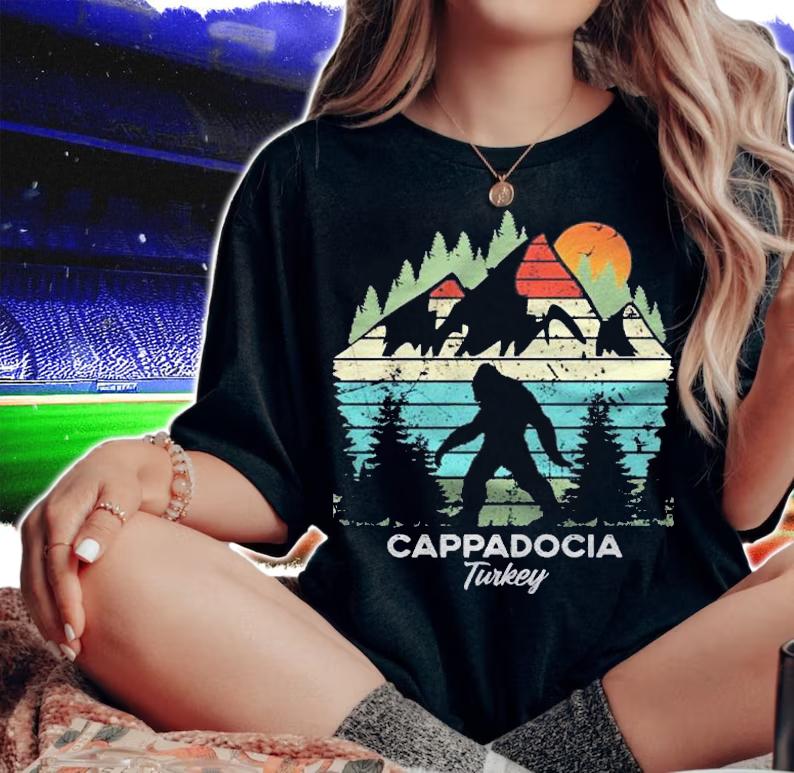 Vintage Cappadocia Hiking Trail Retro 80S Shirt