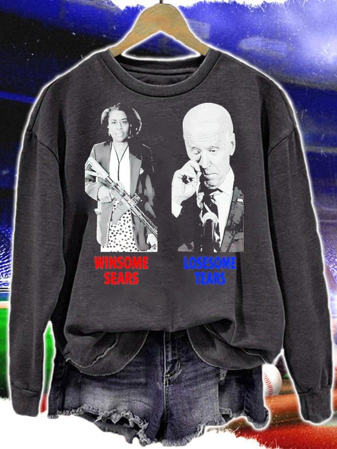 Winsome Sears Vs Losesome Tear Joe Biden Shirt sweatshirt
