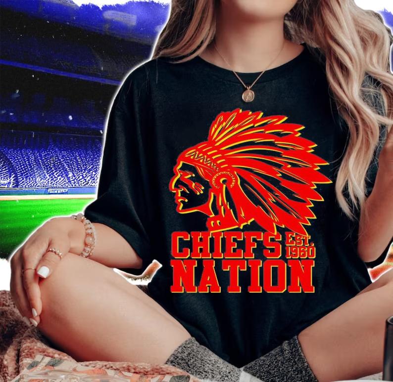 Chiefs Nations Est 1960 T-Shirt woman shirt