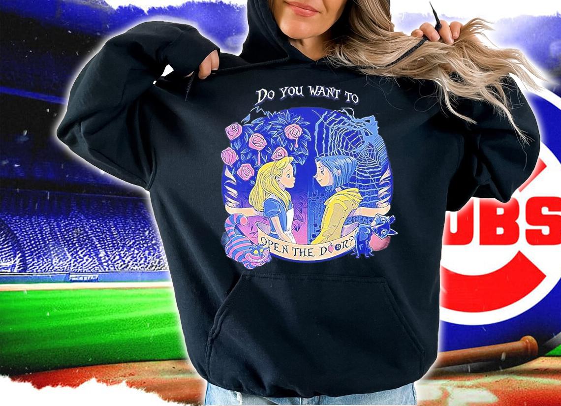Coraline And Alice Do You Want To Open The Door Fanart T-Shirt hoodie