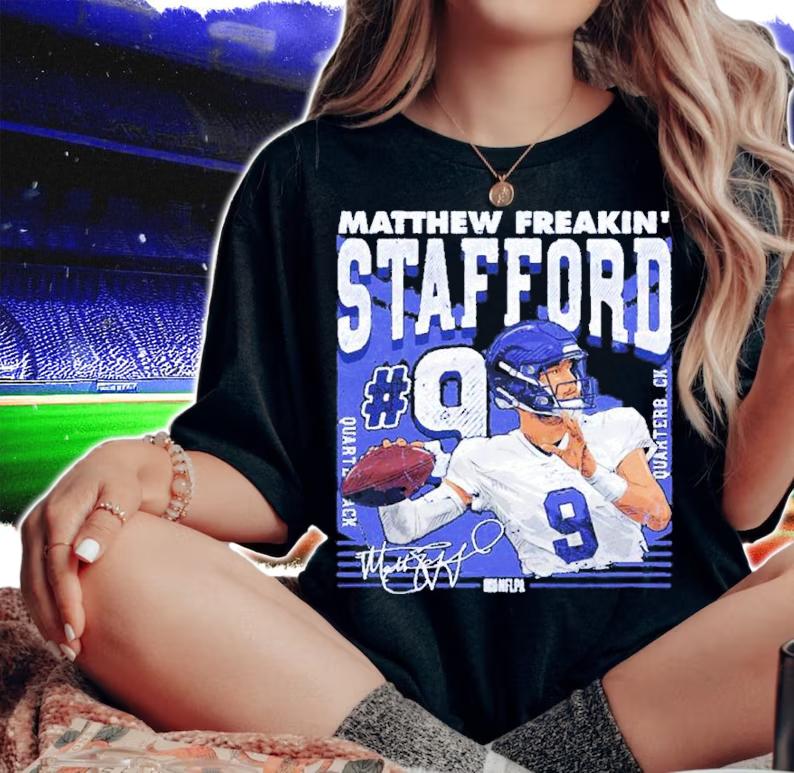 Matthew Stafford Los Angeles R Player Name Football Signatures Shirt