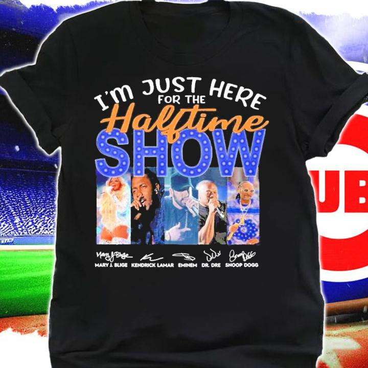 Official I'm Just Here For The Halftime Show Signatures Shirt shirt