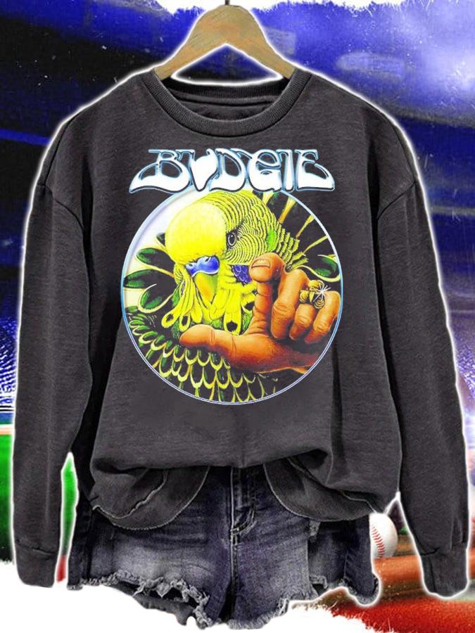 Parrot Olivia Watts Budgie Shirt sweatshirt
