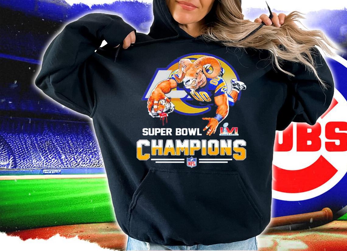 Super Bowl LVI Champions NFL Los Angeles Rams shirt hoodie