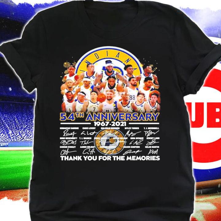 54th anniversary 1976-2021 signatures shirt shirt