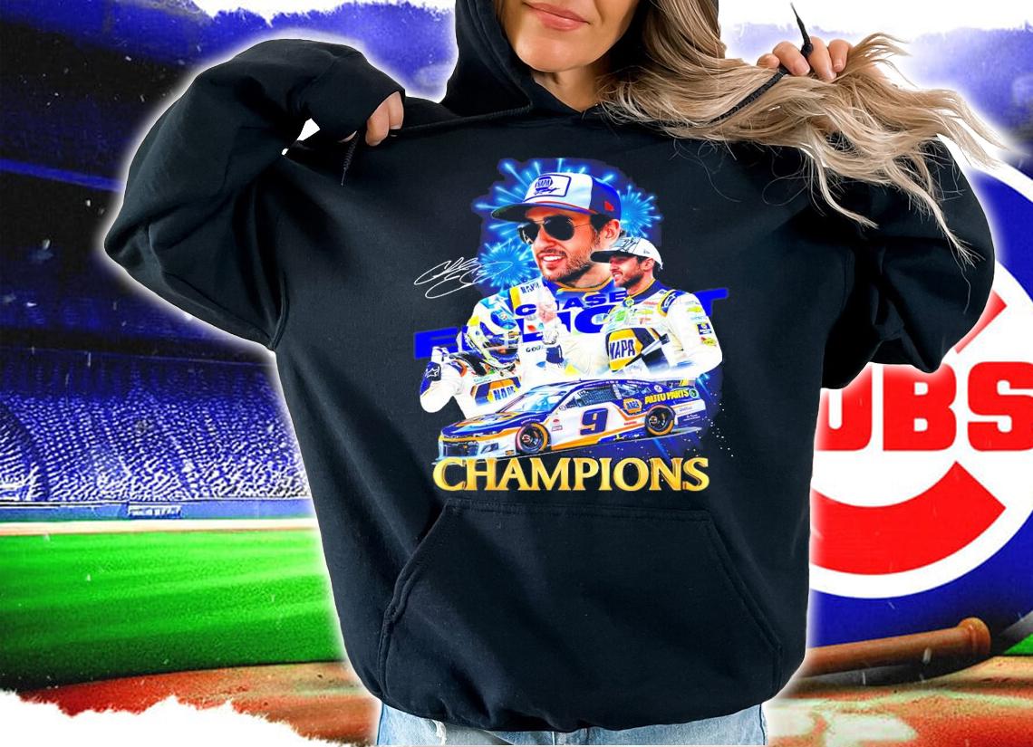Champions Chase Elliott number 9 signature shirt