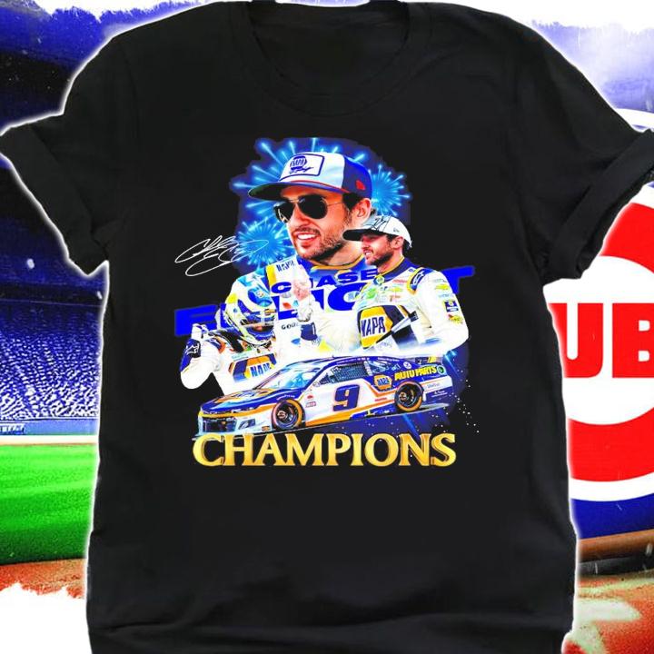 Champions Chase Elliott number 9 signature shirt