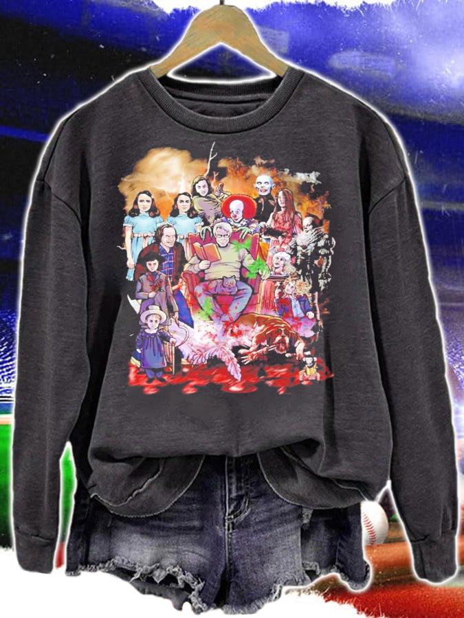 Horror movie shirt, sweater hoodie and tank top sweatshirt
