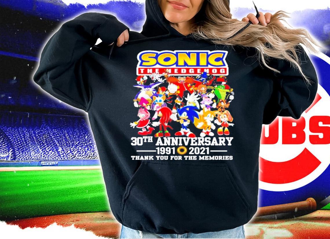 Sonic The Hedgehog 30th anniversary 1991-2021 shirt
