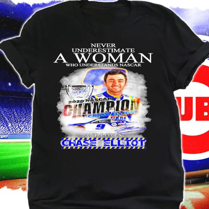 2020 Nascar Champions and loves Chase Elliott signature shirt shirt