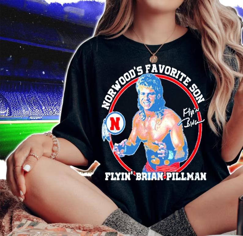 Brian Pillman Norwood's Favorite Son Flyin' Brian Pillman shirt