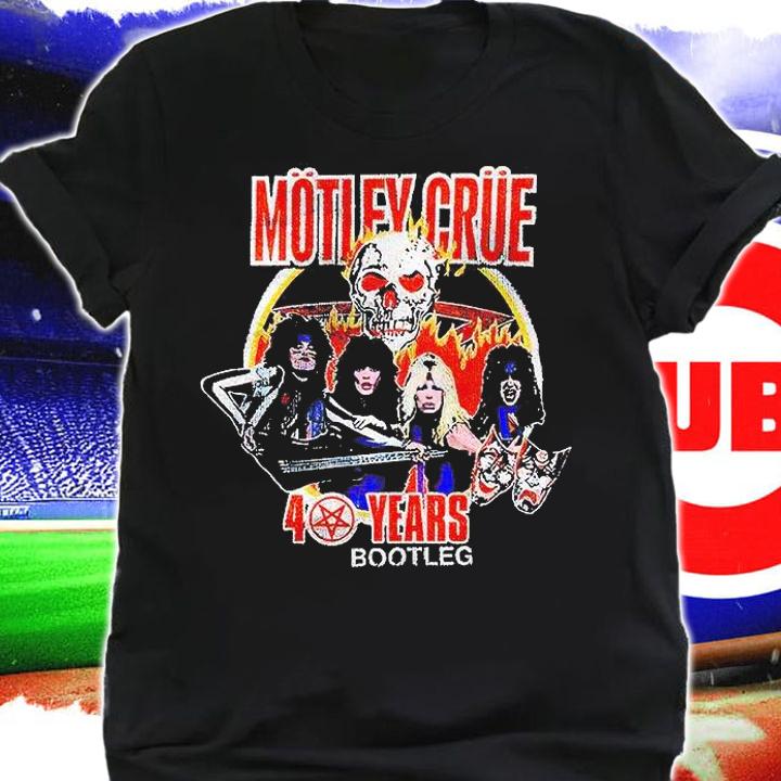 Motley Crue 40 years bootleg T-shirt