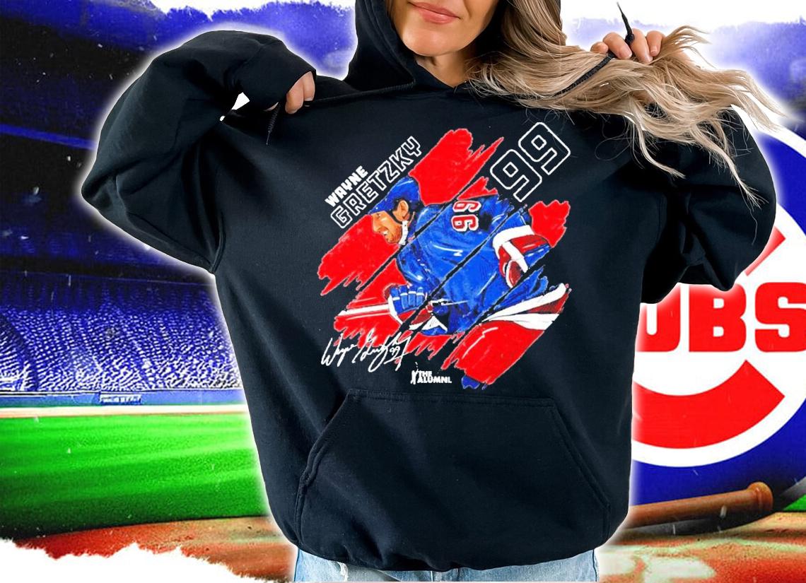 Wayne Gretzky New York signature t-shirt