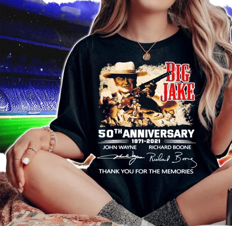 Big Jake 50th anniversary 1971-2021 thank you for the memories shirt woman shirt
