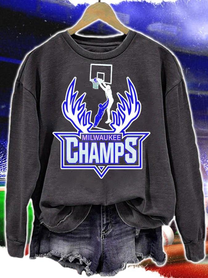 MIlwaukee Bucks basketball Champs shirt sweatshirt