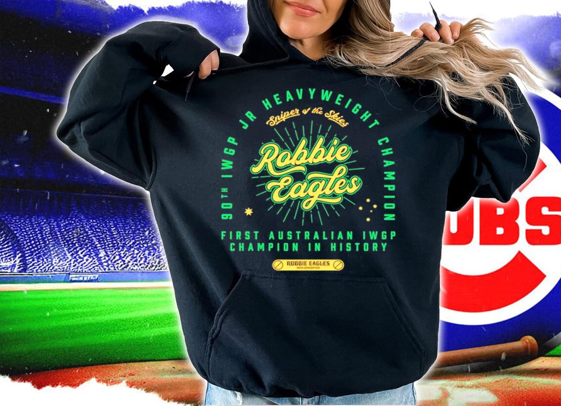 Robbie Eagles 90th iwgp JR heavyweight champion shirt