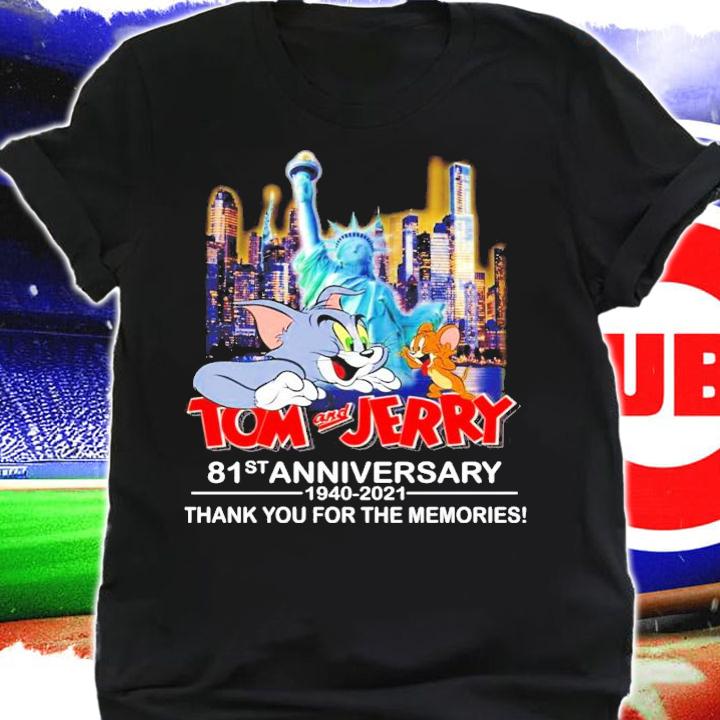 Tom and Jerry 81st anniversary 1940-2021 New York city shirt shirt