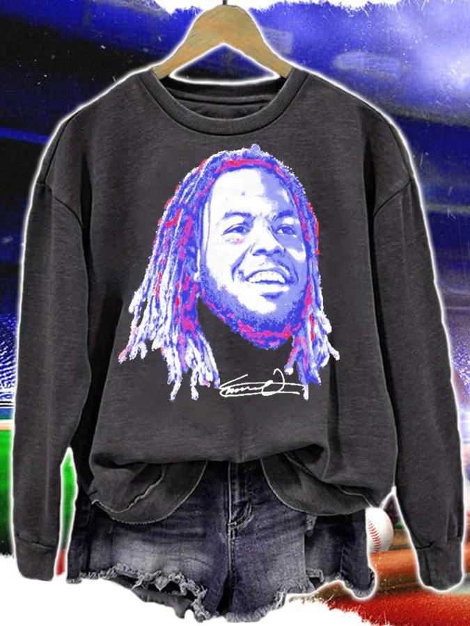 Vladimir Guerrero Jr. Portrait Toronto Baseball Shirt sweatshirt