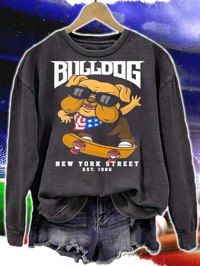 Bulldog New York street 1986 shirt