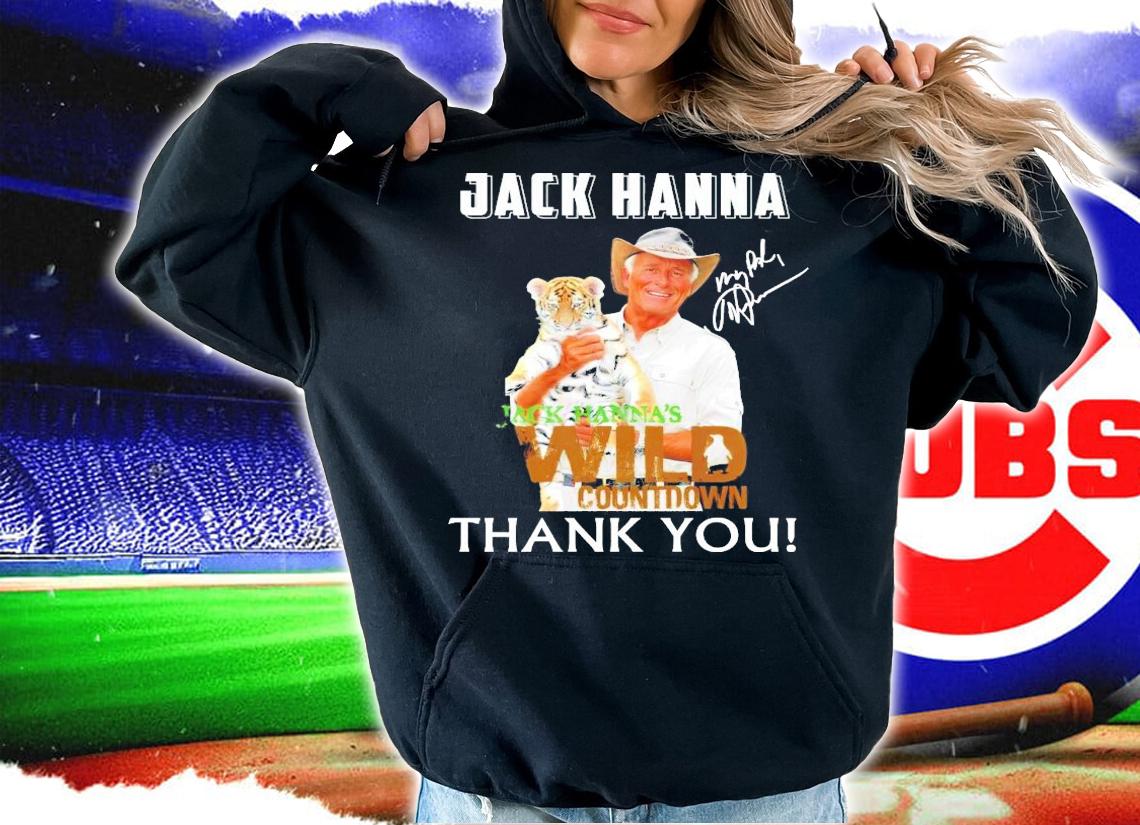 Jack Hanna wild countdown signature thank you shirt