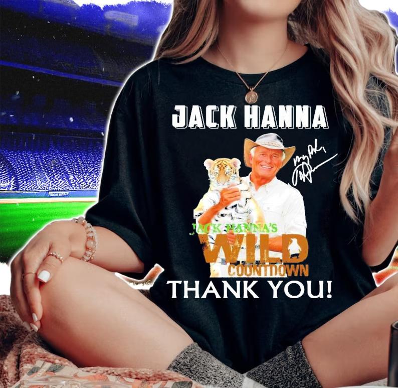 Jack Hanna wild countdown signature thank you shirt