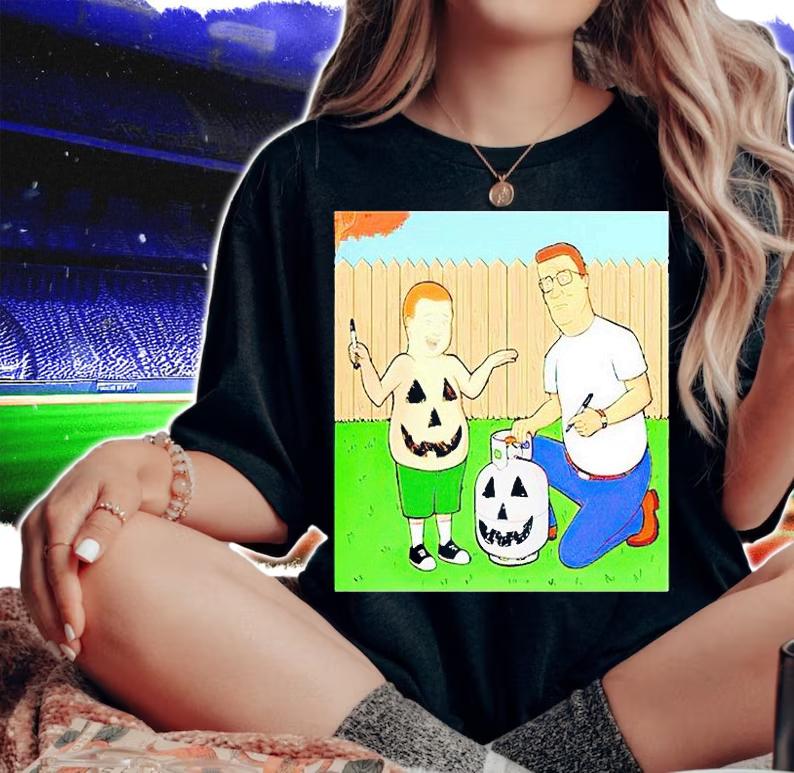 King of the Hill Gas Halloween T-shirt woman shirt