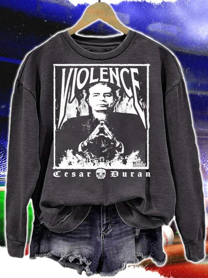 Violence Cesar Duran shirt sweatshirt