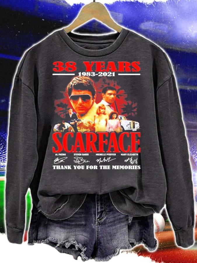 38 years 1983 2021 Scarface thank you for the memories t-shirt
