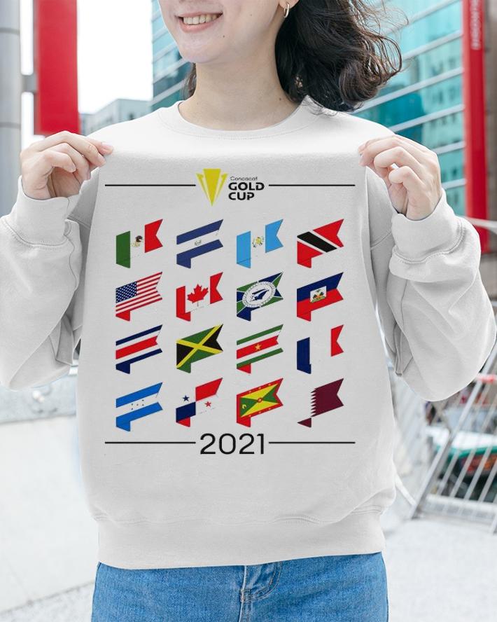 2021 Concacaf Gold Cup Country Logo shirt sweatshirt