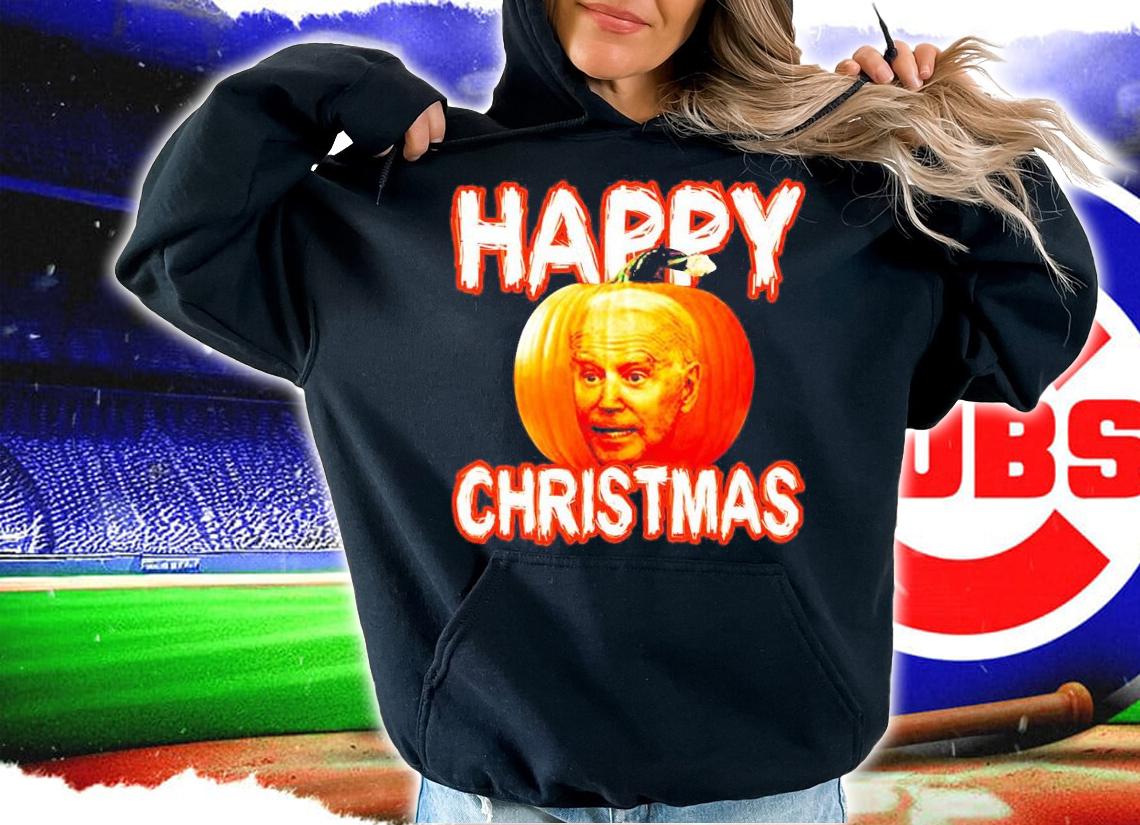 Biden Pumpkin Happy Christmas shirt