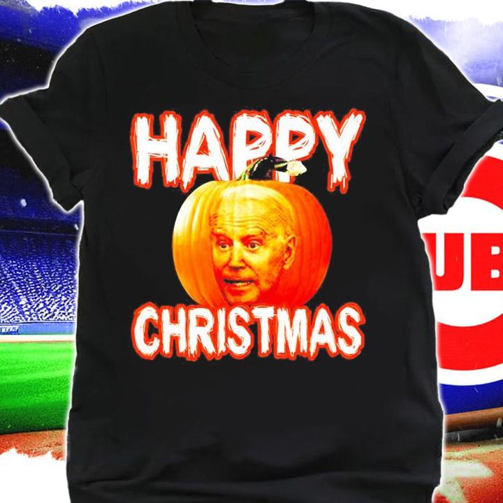Biden Pumpkin Happy Christmas shirt