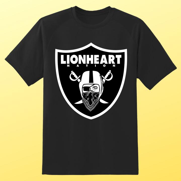 Los Angeles Raiders Lionheart Nation Las Vegas Raiders Oakland Shirt