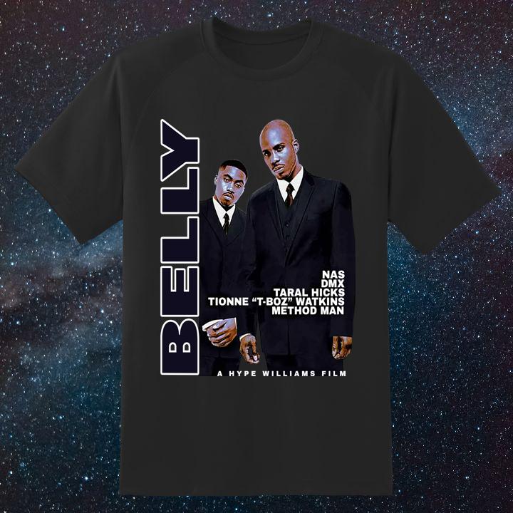 Belly 1998 Movie Dmx And Nas Rapper Shirt