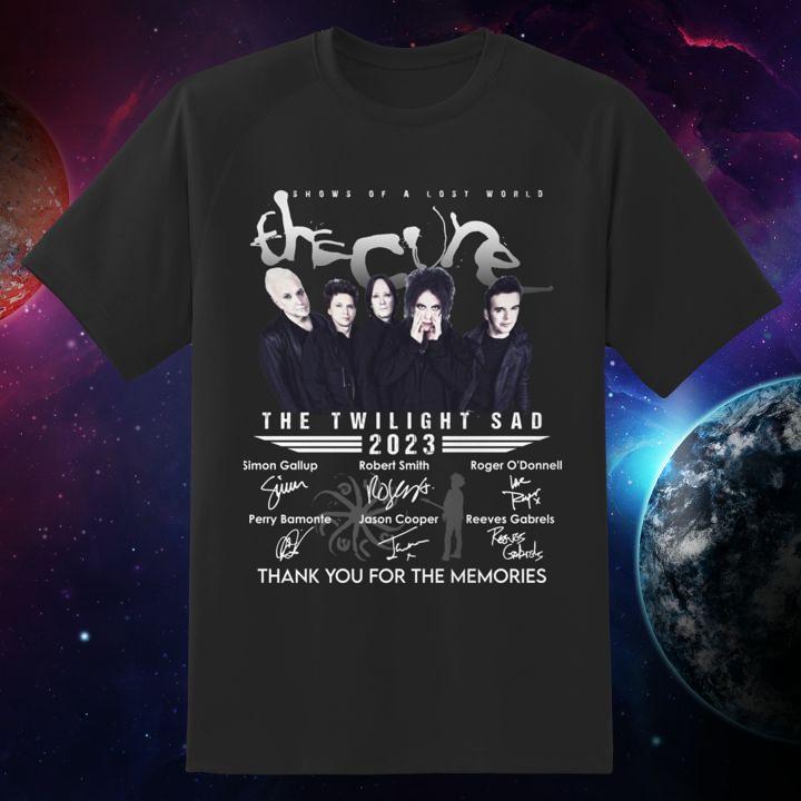 Premium The Cure Announce 2023 Shows Of A Lost World The Twilight Sad Signed Shirt