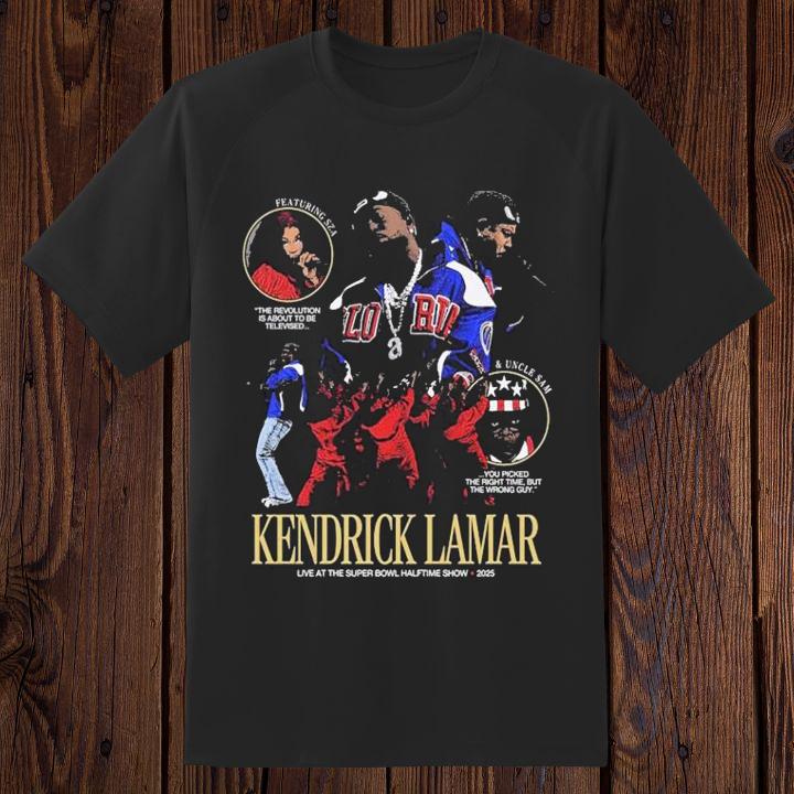 Kendrick Lamar Super Bowl Halftime Show 2025 SZA Uncle Sam Shirt