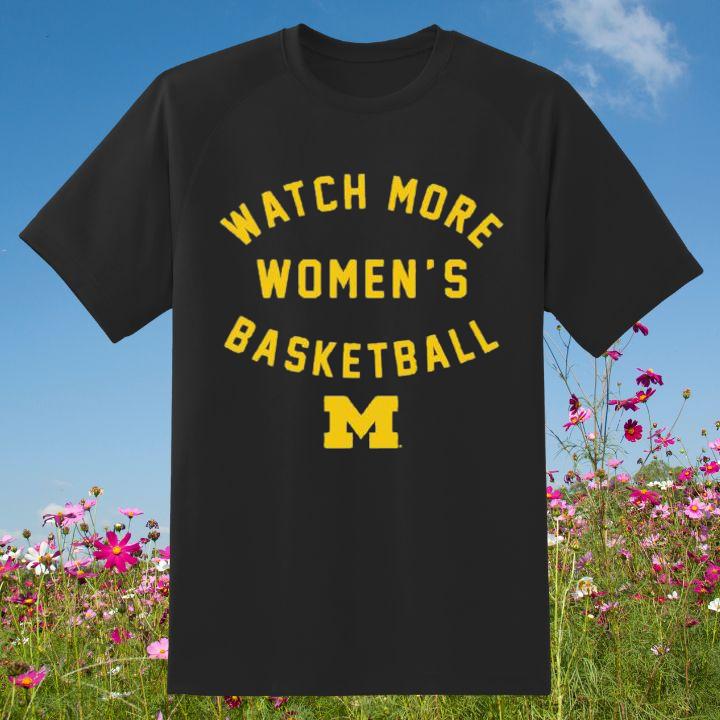 Watch More Michigan Wolverines Womens Basketball Logo T-Shirt