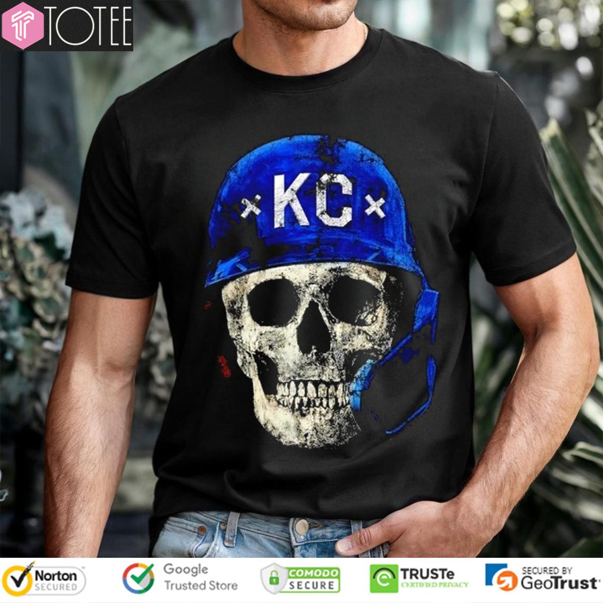 Skull Kansas City Royals T-Shirt