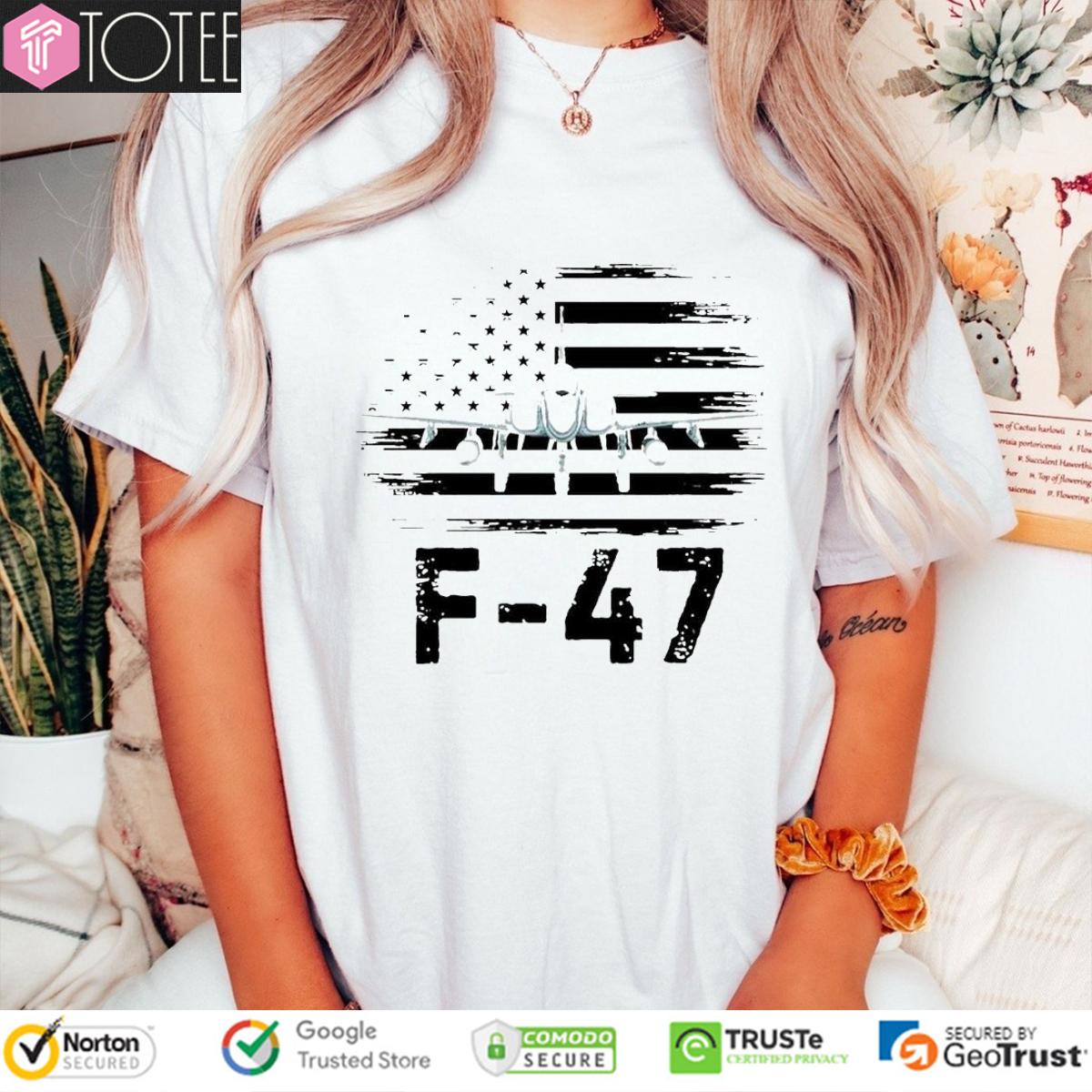 Boeing F-47 United States Air Force American Flag T-Shirt