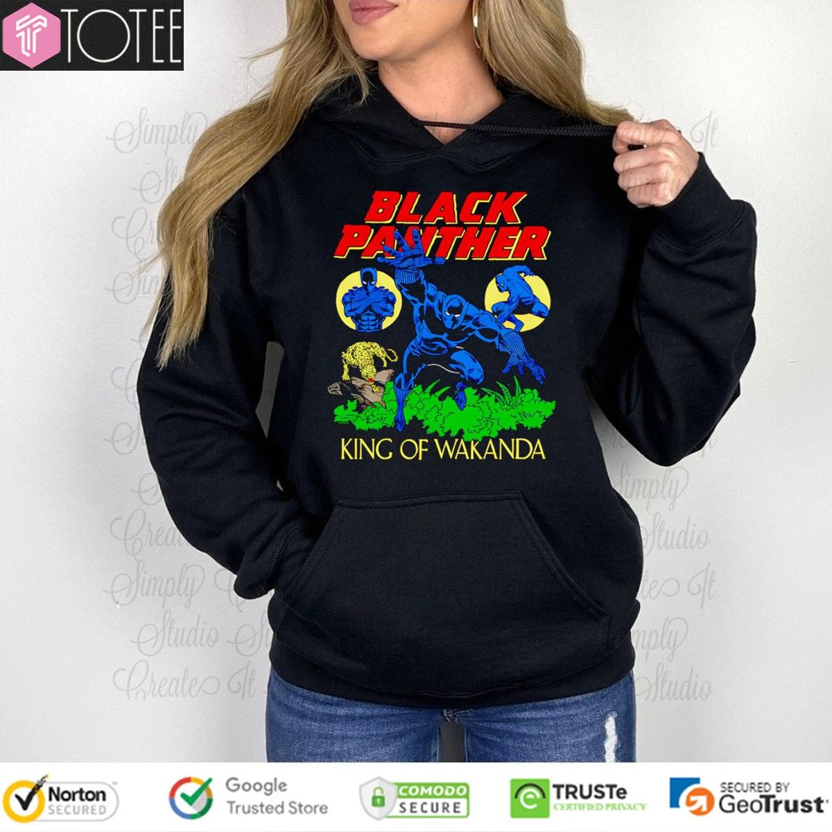 The King Of Wakanda Black Panther Marvel Comics Hoodie